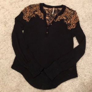 Free People Long Sleeve Top